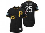 Pittsburgh Pirates #25 Gregory Polanco 2017 Spring Training Flex Base Authentic Collection Stitched Baseball Jersey