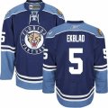 Florida Panthers #5 Aaron Ekblad Premier Navy Blue Third NHL Jersey
