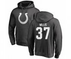 Indianapolis Colts #37 Khari Willis Ash One Color Pullover Hoodie
