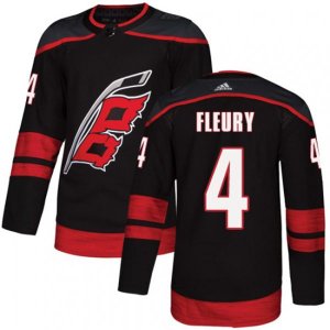Carolina Hurricanes #4 Haydn Fleury Authentic Black Alternate NHL Jersey
