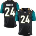 Jacksonville Jaguars #24 T.J. Yeldon Black Alternate Vapor Untouchable Elite Player NFL Jersey