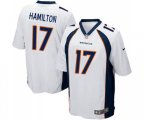 Denver Broncos #17 DaeSean Hamilton Game White Football Jersey