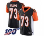 Cincinnati Bengals #73 Jonah Williams Black Team Color Vapor Untouchable Limited Player 100th Season Football Jersey
