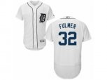Detroit Tigers #32 Michael Fulmer White Flexbase Authentic Collection MLB Jersey