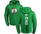 Boston Celtics #34 Paul Pierce Kelly Green Backer Pullover Hoodie
