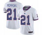 New York Giants #21 Jabrill Peppers Limited White Rush Vapor Untouchable Football Jersey