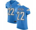 Los Angeles Chargers #22 Justin Jackson Electric Blue Alternate Vapor Untouchable Elite Player Football Jersey