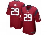 Houston Texans #29 Andre Hal Game Red Alternate NFL Jersey
