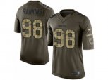 New Orleans Saints #98 Sheldon Rankins Limited Green Salute to Service NFL Jersey