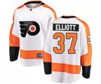 Philadelphia Flyers #37 Brian Elliott Fanatics Branded White Away Breakaway NHL Jersey