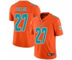 Miami Dolphins #27 Kalen Ballage Limited Orange Inverted Legend Football Jersey
