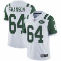 New York Jets #64 Travis Swanson White Vapor Untouchable Limited Player NFL Jersey