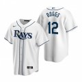 Nike Tampa Bay Rays #12 Wade Boggs White Home Stitched Baseball Jersey
