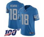 Detroit Lions #18 Jermaine Kearse Blue Team Color Vapor Untouchable Limited Player 100th Season Football Jersey
