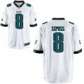 Philadelphia Eagles #8 Arryn Siposs Nike White Vapor Limited Jersey
