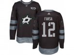 Dallas Stars #12 Radek Faksa Black 1917-2017 100th Anniversary Stitched NHL Jersey