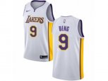 Los Angeles Lakers #9 Luol Deng Authentic White NBA Jersey - Association Edition