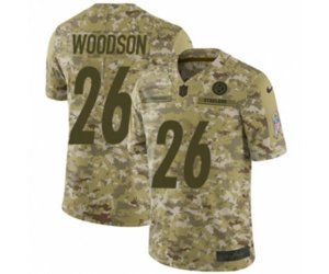 Pittsburgh Steelers #26 Rod Woodson Limited Camo 2018 Salute to Service NFL Jersey
