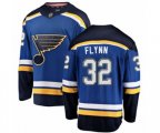 St. Louis Blues #32 Brian Flynn Fanatics Branded Royal Blue Home Breakaway NHL Jersey