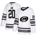 Carolina Hurricanes #20 Sebastian Aho White 2019 All-Star Game Parley Authentic Stitched NHL Jersey
