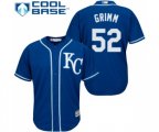 Kansas City Royals #52 Justin Grimm Replica Blue Alternate 2 Cool Base Baseball Jersey