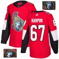 Ottawa Senators #67 Ben Harpur Authentic Red Fashion Gold NHL Jersey