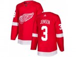 Detroit Red Wings #3 Nick Jensen Red Home Authentic Stitched NHL Jersey