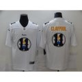 Pittsburgh Steelers #11 Chase Claypool White Shadow Edition Limited Jersey