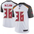 Tampa Bay Buccaneers #36 Robert McClain White Vapor Untouchable Limited Player NFL Jersey