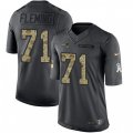 New England Patriots #71 Cameron Fleming Limited Black 2016 Salute to Service NFL Jersey