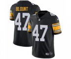 Pittsburgh Steelers #47 Mel Blount Black Alternate Vapor Untouchable Limited Player Football Jersey