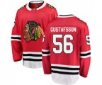 Chicago Blackhawks #56 Erik Gustafsson Fanatics Branded Red Home Breakaway NHL Jersey