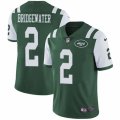 New York Jets #2 Teddy Bridgewater Green Team Color Vapor Untouchable Limited Player NFL Jersey