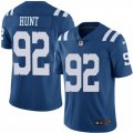 Indianapolis Colts #94 Margus Hunt Limited Royal Blue Rush Vapor Untouchable NFL Jersey