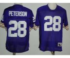 Minnesota Vikings #28 Adrian Peterson Purple Throwback Jersey