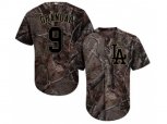 Los Angeles Dodgers #9 Yasmani Grandal Camo Realtree Collection Cool Base Stitched MLB Jersey