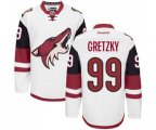 Arizona Coyotes #99 Wayne Gretzky Authentic White Away Hockey Jersey