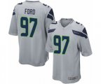 Seattle Seahawks #97 Poona Ford Game Grey Alternate Football Jersey