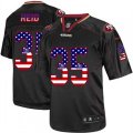 San Francisco 49ers #35 Eric Reid Elite Black USA Flag Fashion NFL Jersey
