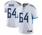 Tennessee Titans #64 Nate Davis White Vapor Untouchable Limited Player Football Jersey