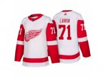 Detroit Red Wings #71 Dylan Larkin White 2017-2018 adidas Hockey Stitched NHL Jersey