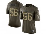 Pittsburgh Steelers #56 Anthony Chickillo Limited Green Salute to Service NFL Jersey