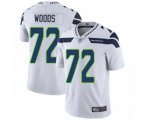 Seattle Seahawks #72 Al Woods White Vapor Untouchable Limited Player Football Jersey