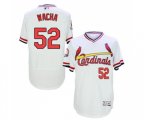 St. Louis Cardinals #52 Michael Wacha White Flexbase Authentic Collection Cooperstown Baseball Jersey
