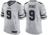 Dallas Cowboys #9 Tony Romo 2016 Gridiron Gray NFL Limited Jersey