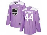 Los Angeles Kings #44 Robyn Regehr Purple Authentic Fights Cancer Stitched NHL Jersey