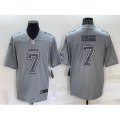 Dallas Cowboys #7 Trevon Diggs LOGO Grey Atmosphere Fashion 2022 Vapor Untouchable Stitched Nike Limited Jersey