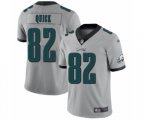 Philadelphia Eagles #82 Mike Quick Limited Silver Inverted Legend Football Jersey