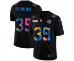 Pittsburgh Steelers #39 Minkah Fitzpatrick Multi-Color Black 2020 NFL Crucial Catch Vapor Untouchable Limited Jersey