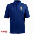 Nike Juventus FC Textured Solid Performance Polo Blue